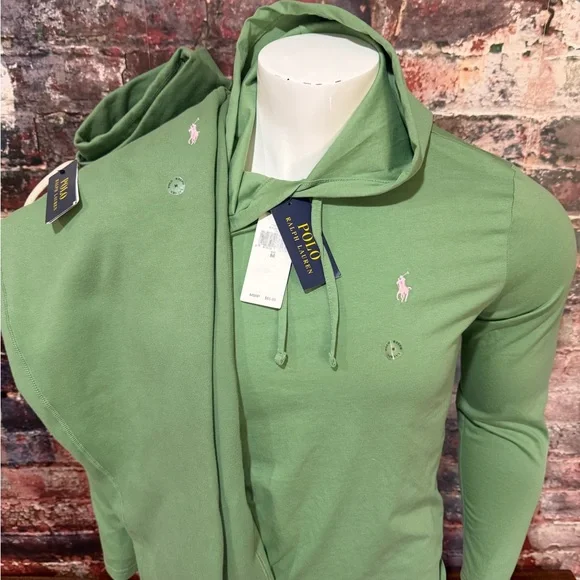 Polo by Ralph Lauren Green Hoodie and Sweatpants Set - Picture 7 of 8